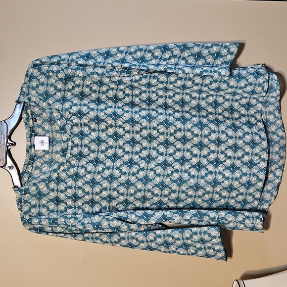 Cabi Jade Green Leaf Top - Picture 4 of 7